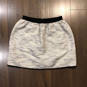 Aritzia tweed-like mini skirt